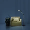 Lampa biurkowo podłogowa LED FERRARA 13W 164cm 3000K~6000K czarna IP20 – 325006 Goldlux