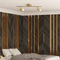 Oprawa listwa ścienno sufitowa GOLDI 2xGU10 50cm złota IP20 – 327260 Goldlux