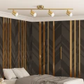 Oprawa listwa ścienno sufitowa GOLDI 4xGU10 90cm złota IP20 – 327284 Goldlux