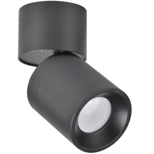 Oprawa natynkowa NIXA 1xGU10 okrągła ruchoma czarna IP20 – 314246 Goldlux