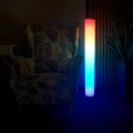 Lampa podłogowa LED STELLA RGB 12W 103cm z pilotem IP20 – 325341 Goldlux