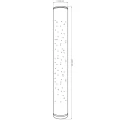 Lampa podłogowa LED STELLA RGB 12W 103cm z pilotem IP20 – 325341 Goldlux