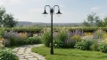 Wysoka zewnętrzna lampa stojąca K-8132 czarna z serii BOSTON | KAJA