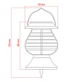 Lampa owadobójcza LED solarna 2 w 1, LUMIO MKE011