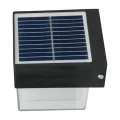 Lampa solarna zewnętrzna, 2 W, 300 lm, 3000/6000 K, IP65, czarna DPM