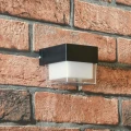 Lampa solarna zewnętrzna, 2 W, 300 lm, 3000/6000 K, IP65, czarna DPM