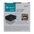Lampa solarna zewnętrzna, 2 W, 300 lm, 3000/6000 K, IP65, czarna DPM