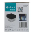 Lampa solarna zewnętrzna, 2 W, 300 lm, 3000/6000 K, IP65, czarna DPM