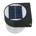 Lampa solarna zewnętrzna, 2 W, 300 lm, 3000/6000 K, IP65, czarna DPM