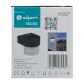 Lampa solarna zewnętrzna, 2 W, 300 lm, 3000/6000 K, IP65, czarna DPM