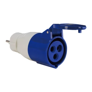 Adapter kempingowy CEE/Uni-Schuko, 16 A, IP44 ADK001