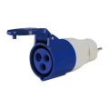 Adapter kempingowy CEE/Uni-Schuko, 16 A, IP44 ADK001