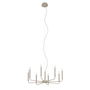 Lampa wisząca żyrandol ORTO beżowy 8xE14 12525 Nowodvorski