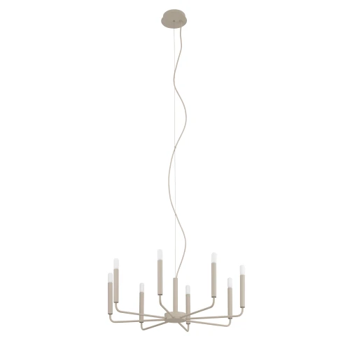 Lampa wisząca żyrandol ORTO beżowy 8xE14 12525 Nowodvorski