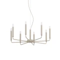 Lampa wisząca żyrandol ORTO beżowy 8xE14 12525 Nowodvorski