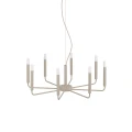 Lampa wisząca żyrandol ORTO beżowy 8xE14 12525 Nowodvorski