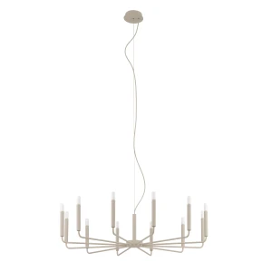 Lampa wisząca żyrandol ORTO B beżowy 12xE14 12526 Nowodvorski