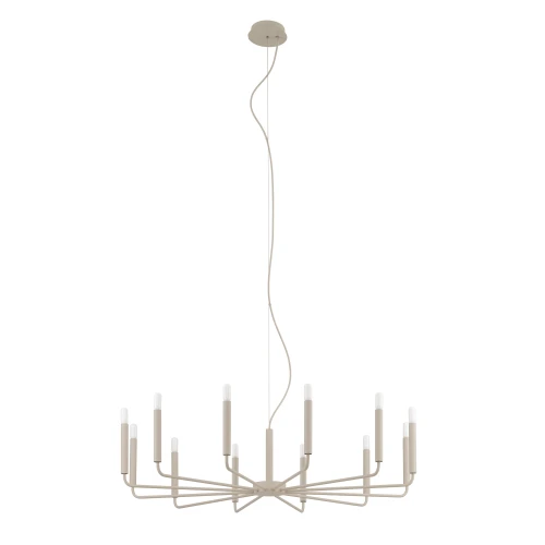 Lampa wisząca żyrandol ORTO B beżowy 12xE14 12526 Nowodvorski