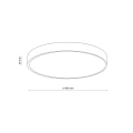 VELIS BROWN PLAFON LED 30W IP54 18285 TK Lighting