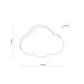 CLOUD LINEN LAMPA SUFITOWA 2 10006 TK Lighting