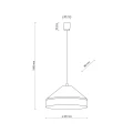 ELISS BLACK JUTA LAMPA WISZACA 1XE27 10874 TK Lighting