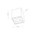 ARCO WHITE CCT 8W 18165 TK Lighting