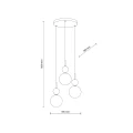 SIA GOLD LAMPA WISZACA 3XG9 10898 TK Lighting