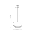 TRIO MIX LAMPA WISZACA 1XE27  500 10902 TK Lighting