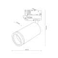TRACER JET RING BLACK TRÓJOBWODOWY 1XGU10 11171 TK Lighting