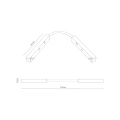 MAGNETIC EASY ŁĄCZNIK ELASTYCZNY WHITE 18246 TK Lighting