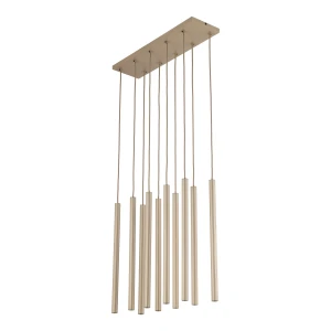 FERRO SABIA CHAMPAGNE LAMPA WISZĄCA 10XG9 LISTWA 11491 TK Lighting