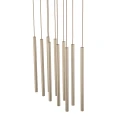 FERRO SABIA CHAMPAGNE LAMPA WISZĄCA 10XG9 LISTWA 11491 TK Lighting