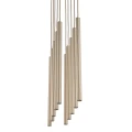 FERRO SABIA CHAMPAGNE LAMPA WISZĄCA 10XG9 LISTWA 11491 TK Lighting