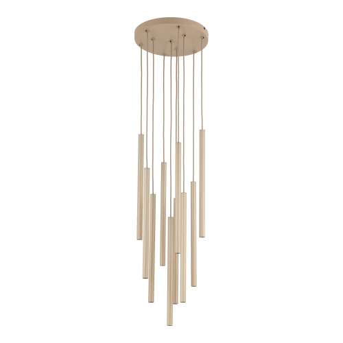 FERRO SABIA CHAMPAGNE LAMPA WISZĄCA 10XG9 KOŁO 11494 TK Lighting