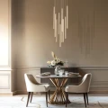 FERRO SABIA CHAMPAGNE LAMPA WISZĄCA 10XG9 KOŁO 11494 TK Lighting