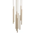 FERRO SABIA CHAMPAGNE LAMPA WISZĄCA 10XG9 KOŁO 11494 TK Lighting