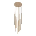 FERRO SABIA CHAMPAGNE LAMPA WISZĄCA 10XG9 KOŁO 11494 TK Lighting