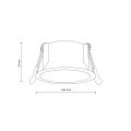 RIVO WHITE 1 X GU10 MINI MR 11 11473 TK Lighting