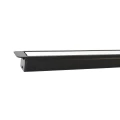 Profil aluminowy czarny typ G 1m + klosz mleczny EKPR6367 Eko-Light