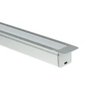 Profil aluminowy srebrny typ G 1m + klosz mleczny EKPR6559 Eko-Light