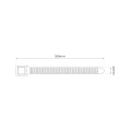 Opaska Zaciskowa 4.8x360mm Czarny - 100szt EK8585 Eko-Light