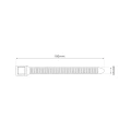 Opaska Zaciskowa 2,5x160mm Biały - 100szt EK8588 Eko-Light