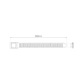 Opaska Zaciskowa 4.8x500mm Biały - 50szt EK8594 Eko-Light