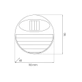 Lampa Solarna Wall 6000K IP44 EKO0606 Eko-Light