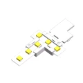 Złączka Zatrzaskowa SMD/COB Typ: T 2Pin 8mm 5A EKPZ1217 Eko-Light