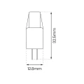 Żarówka COB 2W G4 12V 3000K Silikon EKZA1726 Eko-Light