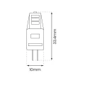 Żarówka LED 1,5W G4 12V 3000K Plastik EKZA1730 Eko-Light
