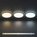 Plafon Hugo 21-32-42W 3CCT IP54 Czarny ML2568 Milagro