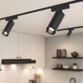 Reflektorek Slim Magnetic Track Czarny spot 9W LED Tuya CCT 48V ML2595 Milagro