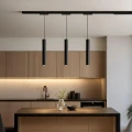 Reflektorek Slim Magnetic Track Czarny pendant 6W LED Tuya CCT 48V ML2599 Milagro